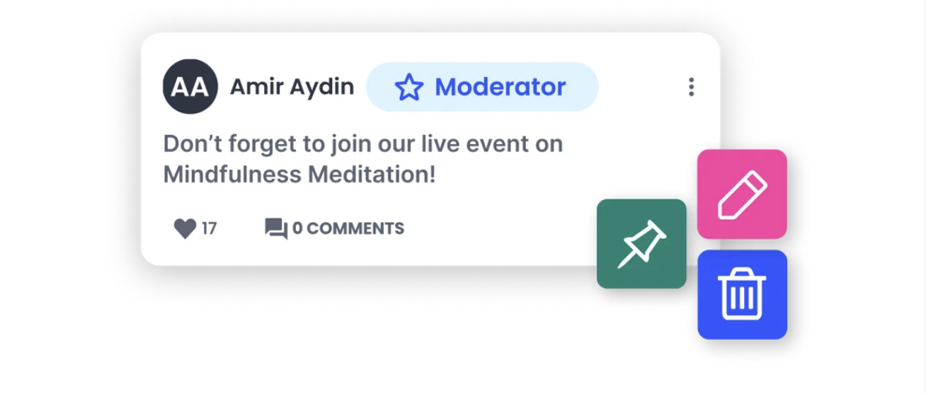 Community moderator role